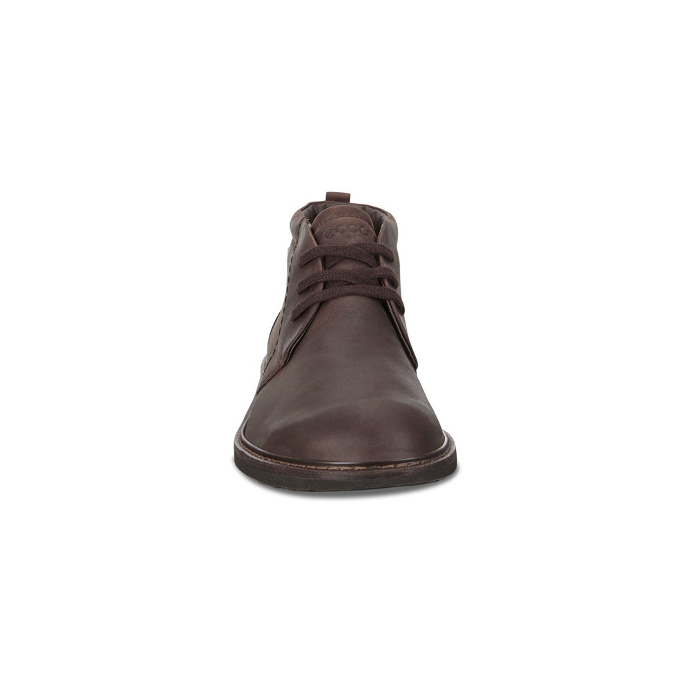 ECCO Mens Ankle Boots Brown - Turn - WDV-708921